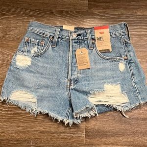 Levi's Blue Jean Shorts